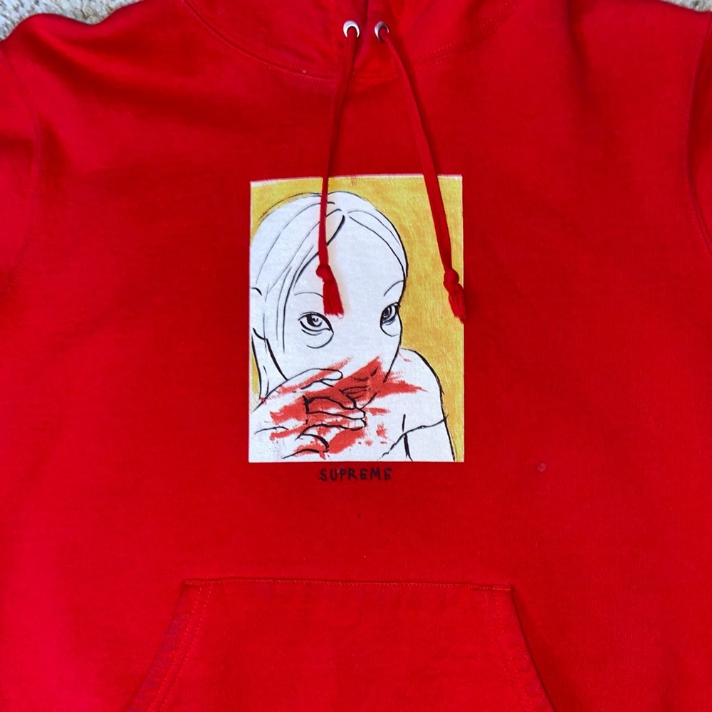 Supreme nose bleed hoodie